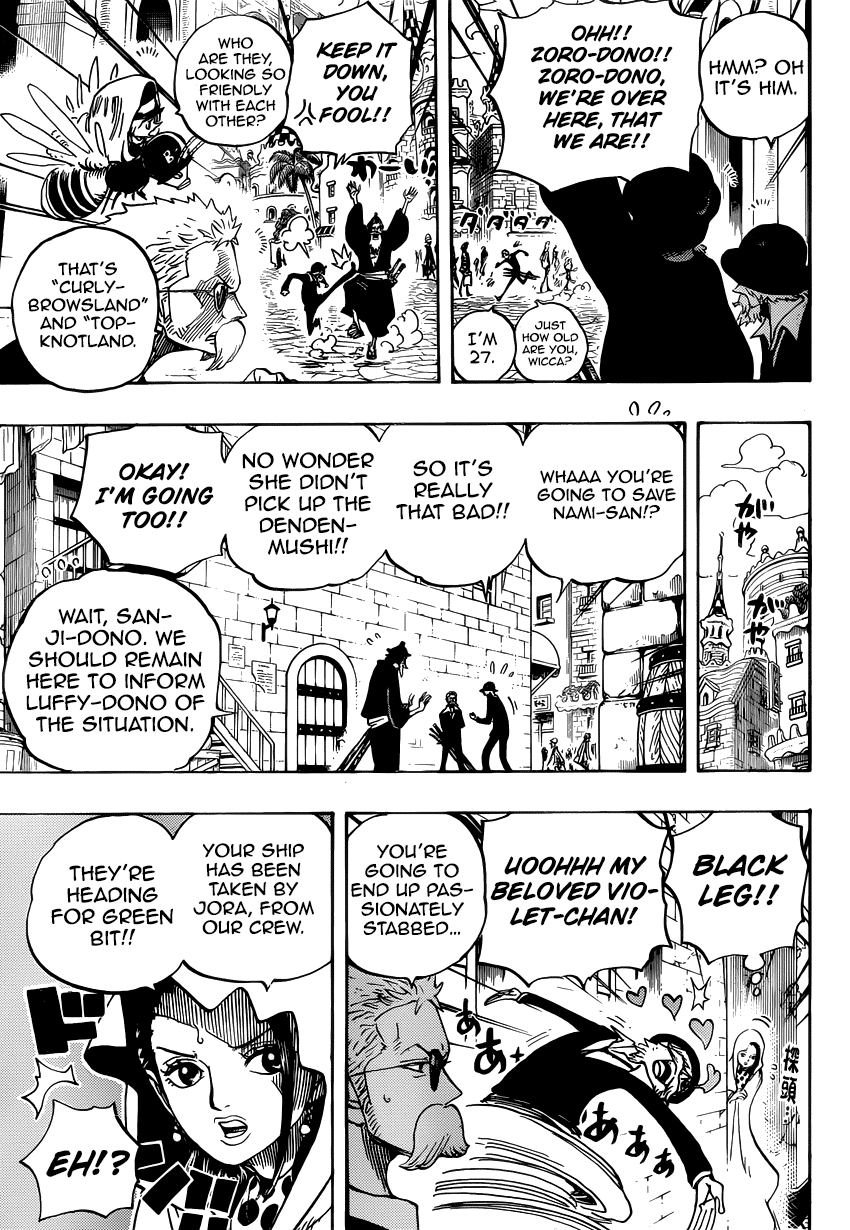 One Piece, Chapter 722 image 13
